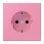 Jung LC 1520 246 Wandcontactdoos met randaarde 16A 250V LS 990 rose vif (4320C)