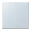 Jung LC 1702 209 LB Management taster 2-voudig LS 990 outremer pâle (32023)