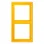 Jung LC 982 263 Afdekraam 2-voudig LS 990 le jaune vif (4320W)