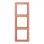 Jung LC 983 233 Afdekraam 3-voudig LS 990 l’ocre rouge moyen (32111)