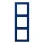 Jung LC 983 261 Afdekraam 3-voudig LS 990 bleu outremer foncé (4320T)