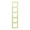 Jung LC 985 222 Afdekraam 5-voudig LS 990 vert jaune clair (32053)