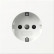 Gira 445370 F100 Wandcontactdoos met randaarde 16A 250V met verhoogde aanraakbeveiliging (Safety Plus) Zuiver wit glanzend 