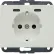 Berker 48157009 K.1 Wandcontactdoos met randaarde en steekklemen en 2x USB C Polarwit glanzend