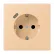 Jung LC 1520-18C 237 Wandcontactdoos met randaarde 16A 250V en USB-laadcontactdoos 1x type C terre sienne claire 31 (32122)