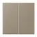 Jung LC 1702 242 LB Management taster 2-voudig LS 990 ombre naturelle moyenne (32141)