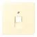 Jung LC 969-1 UA 201 Afdekking voor IAE/UAE-aansluitdozen 1 x 8-pole LS 990 blanc (32001)