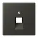 Jung LC 969-1 UA 260 Afdekking voor IAE/UAE-aansluitdozen 1 x 8-pole LS 990 ombre naturelle 59 (4320R) 