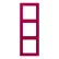 Jung LC 983 230 Afdekraam 3-voudig LS 990 rouge rubia (32101) 