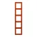 Jung LC 985 244 Afdekraam 5-voudig LS 990 rouge vermillon 59 (4320A)